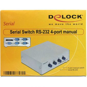 Delock Serial Switch RS-232/RS-422/RS-485 4-Port Switch 87589 - Image 3