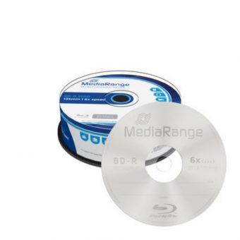 MediaRange BD-R 25GB 6x 25 Pack Cake MR514 - Image 2