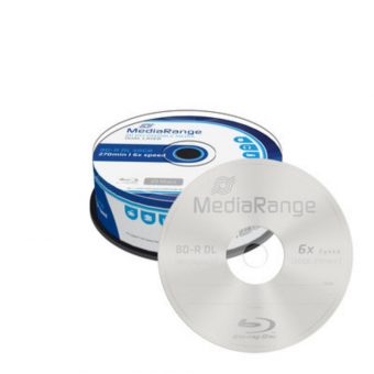 MediaRange BD-R Dual Layer 50GB 6x 25 Pack Cake MR508 - Image 2