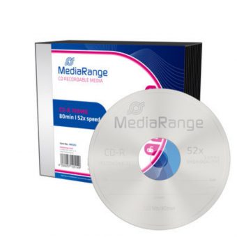 MediaRange CD-R 700MB 52x 10 Pack Slimcase MR205