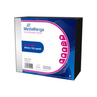 MediaRange CD-R 700MB 52x 10 Pack Slimcase MR205 - Image 2