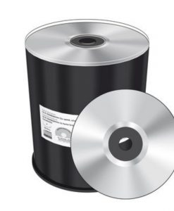 MediaRange CD-R Silver Thermal Printable 700MB 52x 100 Pack Cake MR285