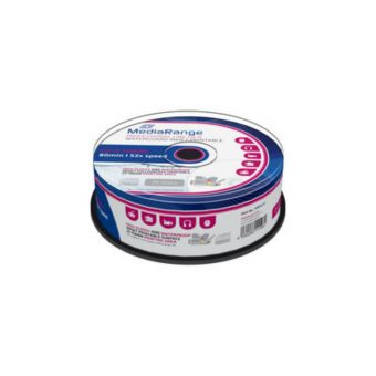 MediaRange CD-R Waterproof Printable 700MB 52x 25 Pack Cake MRPL512 - Image 2