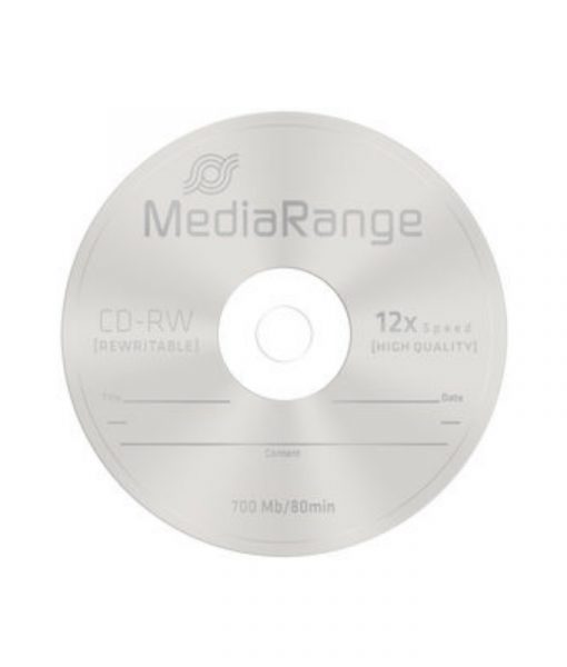 MediaRange CD-RW Rewritable 700MB 12x 25 Pack Cake MR235-25_2