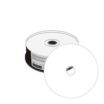 MediaRange Professional Line BD-R Dual Layer Thermal Printable 50GB 6x 25 Pack Cake MRPL404