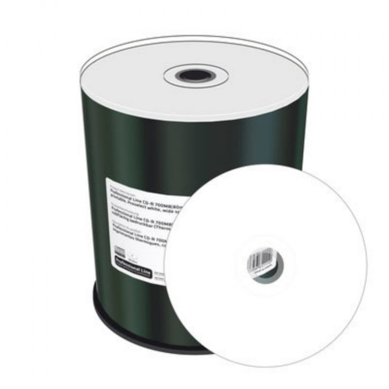 MediaRange Professional Line CD-R Printable 700MB 52x 100 Pack Cake MRPL503-C