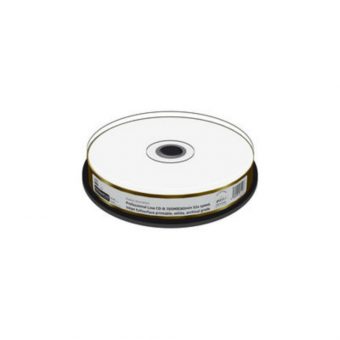 MediaRange Professional Line CD-R White Printable Archival 700MB 52x 10 Pack Cake MRPL511