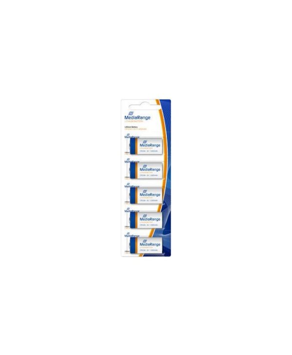 MediaRange Lithium Batteries CR123A 3V 5Pack MRBAT150