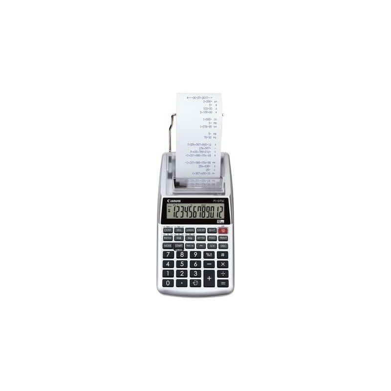 1 Canon P1-DTSC II Printing Calculator Silver 2304C001 - Image 1