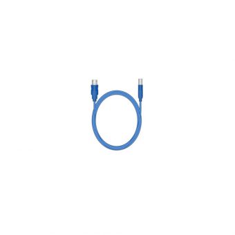 MediaRange Cable USB 2.0 A Male - USB 2.0 B Male 1.8m with Blue LEDs MRCS109