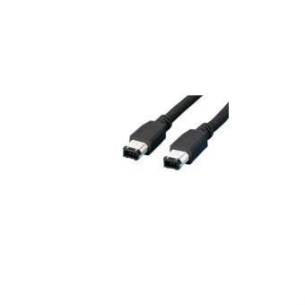 MediaRange Cable Firewire 6-Pin Male - Firewire 6-Pin Male 1.8m Black MRCS122