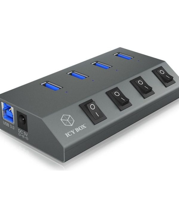 RaidSonic Icy Box IB-HUB1405 4-Port USB 3.0 Hub