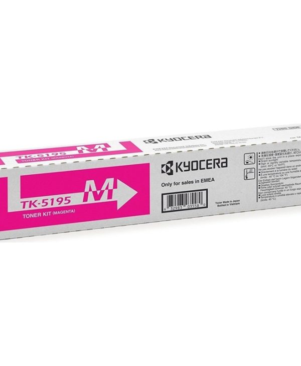 Kyocera TK-5195M Toner Magenta 7K Pgs 1T02R4BNL0