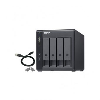 Qnap TR-004 4-Bay USB 3.0 Raid Expansion Enclosure Black