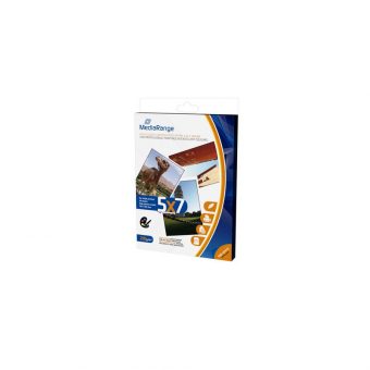 MediaRange 13x18cm High-Glossy Photo Paper Cards 220g 50 Sheets MRINK114