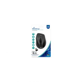MediaRange Highline Wireless Optical Mouse Black MROS208