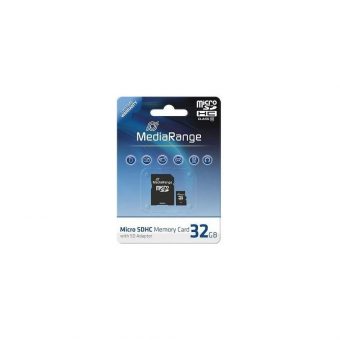 MediaRange MicroSDHC 32GB Class 10 + SD Adapter MR959