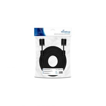 MediaRange Cable VGA Male - VGA Male Nickel Plated 20m Black MRCS117 - Image 2