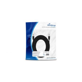 MediaRange UTP Cable Cat.6 Gold Plated 10m Black MRCS120 - Image 2