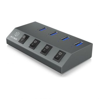 RaidSonic Icy Box IB-HUB1405 4-Port USB 3.0 Hub - Image 2