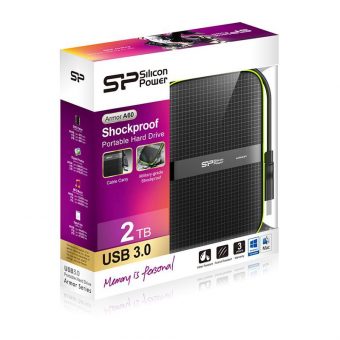 Silicon Power Armor A60 1TB USB 3.0 Black SP010TBPHDA60S3K - Image 2