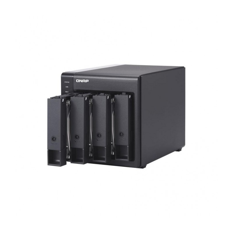 Qnap TR004 4Bay USB 3.0 Raid Expansion Enclosure Black eGate