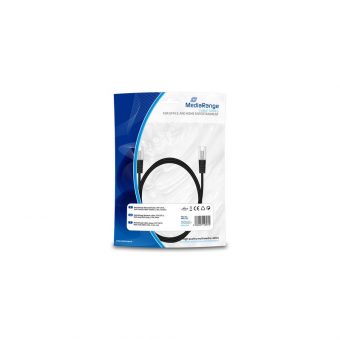 MediaRange UTP Cable Cat.6 2m Black MRCS125 - Image 2