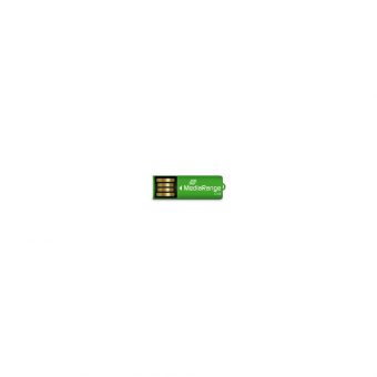 MediaRange Nano Paper-Clip 32GB USB 2.0 Green MR977 - Image 2