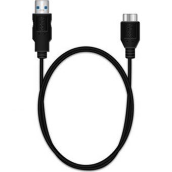 MediaRange Charge & Sync Cable USB 3.0 A Male - Micro USB 3.0 B Male 1m Black MRCS153 - Image 2