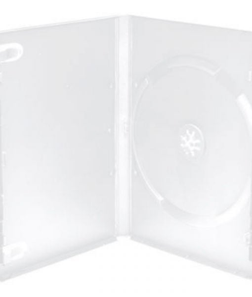 MediaRange DVD Case for 1 Disc 14mm Machine Packing Grade FrostedTransparent BOX25-M