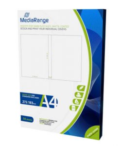 MediaRange Matte Inserts for 14mm DVD Cases 50 Pack MRINK121