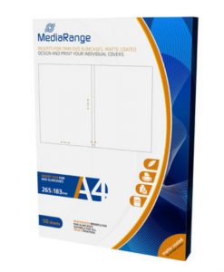 MediaRange Matte Inserts for 7mm DVD Cases 50 Pack MRINK122