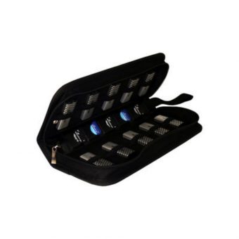 MediaRange Media Storage Wallet for 10 USB Flash Drives & 5 SD Memory Cards Nylon Black BOX99_3