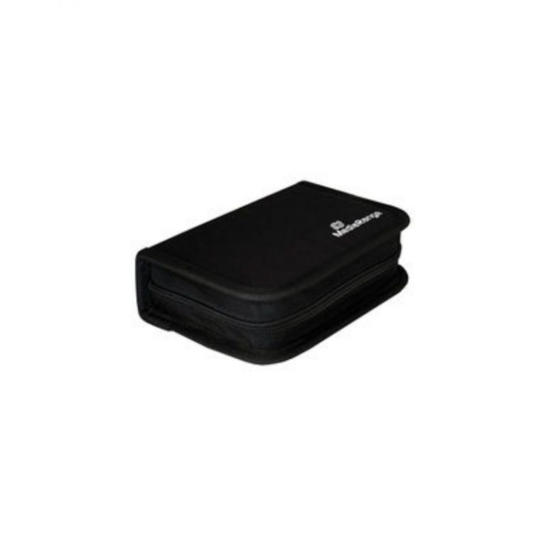 MediaRange Media Storage Wallet for 6 USB Flash Drives & 3 SD Memory Cards Nylon Black BOX98