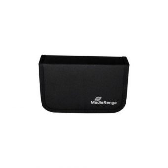 MediaRange Media Storage Wallet for 6 USB Flash Drives & 3 SD Memory Cards Nylon Black BOX98 - Image 2