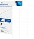 MediaRange Multi-Purpose Labels 70x37mm Permanent Adhesive White 1200 Pack MRINK149