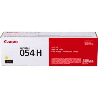 Canon 054H Toner Cartridge Yellow 2.3K Pgs 3025C002