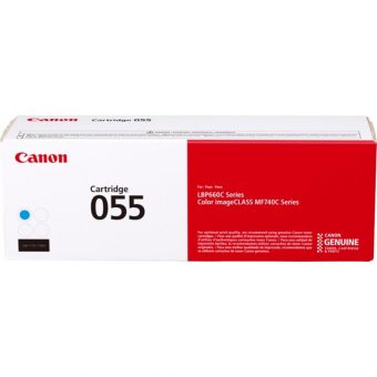Canon 055 Toner Cartridge Cyan 2.1K Pgs 3015C002