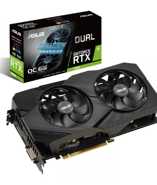 Asus GeForce RTX 2060 Dual OC Evo 6GB GDDR6 DUAL-RTX2060-O6G-EVO