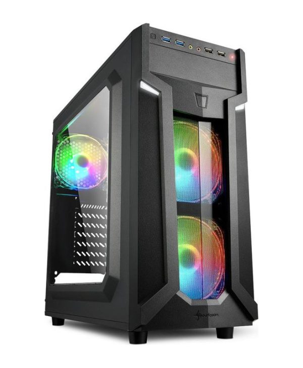 Sharkoon VG6-W RGB Acrylic Window Midi-Tower 4044951026814