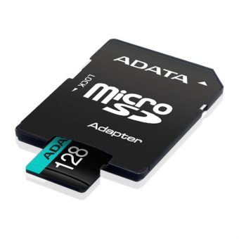 ADATA MicroSDXC 128GB UHS-I U3 + SD Adapter AUSDX128GUI3V30SA2-RA1 - Image 3