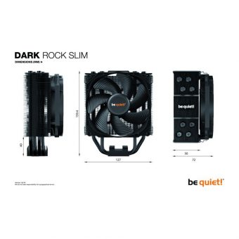 Be Quiet! CPU Cooler Dark Rock Slim BK024 - Image 6