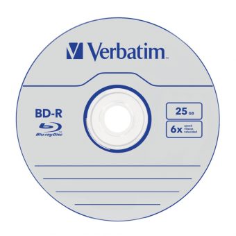 Verbatim BD-R 25GB 6x 10 Pack Spindle 43742