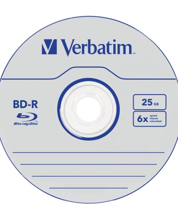 Verbatim BD-R 25GB 6x 10 Pack Spindle 43742