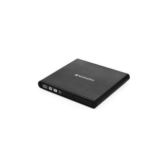 Verbatim External Slimline CD/DVD Writer Black 98938