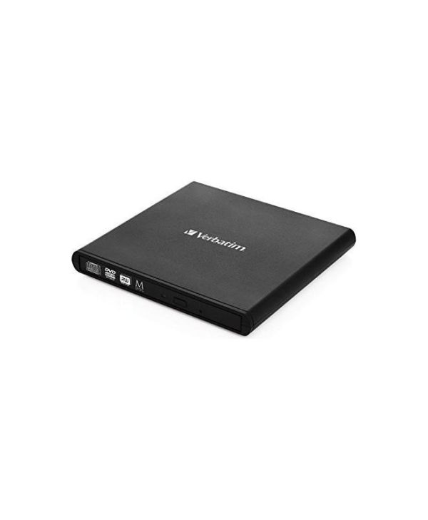 Verbatim External Slimline CD/DVD Writer Black 98938