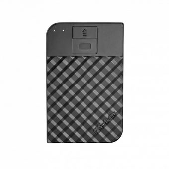 Verbatim Fingerprint Secure Portable Hard Drive 2TB USB 3.1 Black 53651