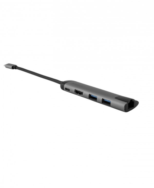 Verbatim USB-C Multiport Hub USB 3.0/HDMI/Gigabit Ethernet 49141