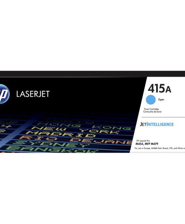 HP 415A Original LaserJet Toner Cartridge Cyan 2.1K Pgs W2031A