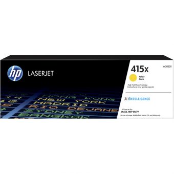 HP 415X Original LaserJet Toner High Yield Cartridge Yellow 6K Pgs W2032X